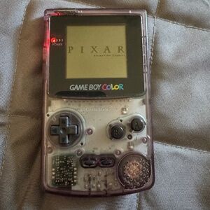 Gameboy Color: clear purple